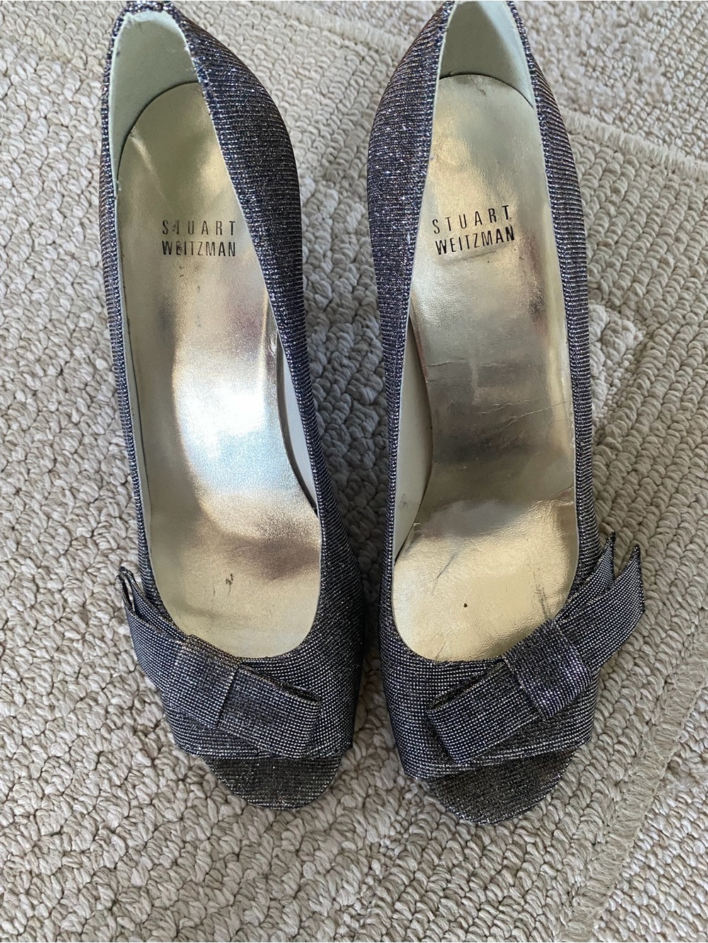 Stuart Weitzman glam heels 8.5